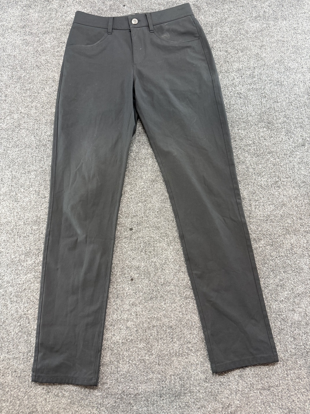 Vuori Pants Mens 28 Black Chino Stretch Slim Straight Leg Travel Pockets